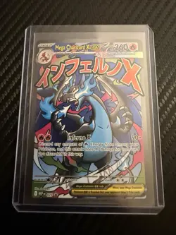 Pokemon Mega Charizard X EX 023 Mega Evolution Promo Holo Card PSA10… read below - Image 3