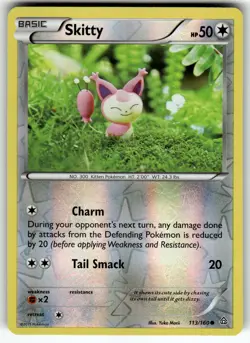 Skitty 113/160 XY - Primal Clash NM- Pokemon Card TCG - Image 1
