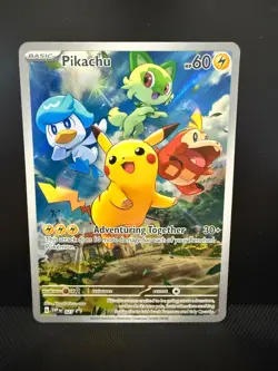 Pikachu SVP 027 SV: Scarlet & Violet Promo Cards - Pokemon Card - Image 1