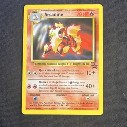 Arcanine 06/53 Wotc Promo Regular 2000 Wizards Pokemon TCG Card English - Image 1