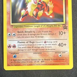 Arcanine 06/53 Wotc Promo Regular 2000 Wizards Pokemon TCG Card English - Image 3
