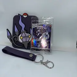 Chandelure Chinese Pokemon TCG Card Display Key Chain W/ SEALED CARD 🔥 - Image 2