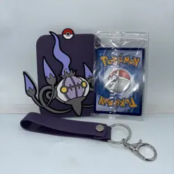 Chandelure Chinese Pokemon TCG Card Display Key Chain W/ SEALED CARD 🔥 - Image 3