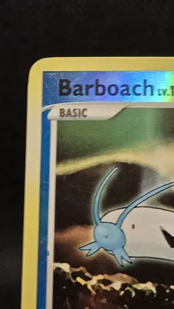 Barboach 72/123 Reverse Holo Mysterious Treasures Pokemon Card - Image 2