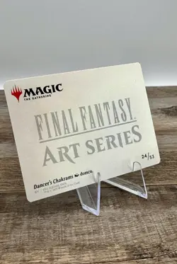 Dancer's Chakrams Art Card (Gold-Stamped Signature) - Art Series: Final Fantasy - Image 2