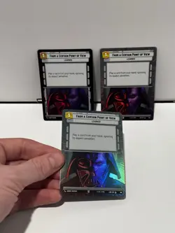 A Lawless Time Star Wars Unlimited From a Certain Point of View 3 Card Lot - Image 1