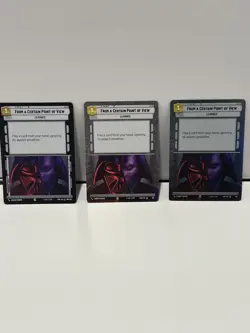 A Lawless Time Star Wars Unlimited From a Certain Point of View 3 Card Lot - Image 2