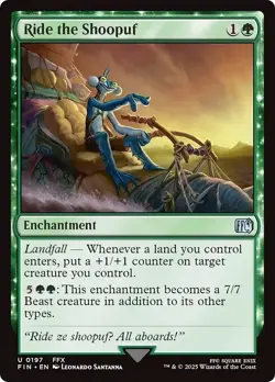 RIDE THE SHOOPUF x4 mtg NM-M Final Fantasy 4 Unc - Image 1