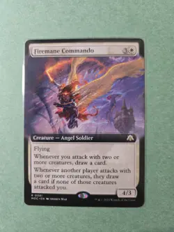 Firemane Commando - MOC - Extended Art - Rare - NM - MTG - Image 1