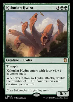 MTG Kalonian Hydra Bloomburrow Commander 226 M NM - Image 1