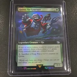 Quina, Qu Gourmet - MtG Extended Art FOIL (0471) Final Fantasy FFIX - Image 1