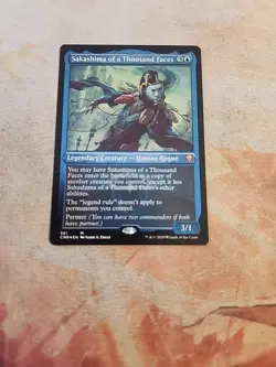 Sakashima Of A Thousand Faces Foil Etched Commander Legends MTG NM - Image 1