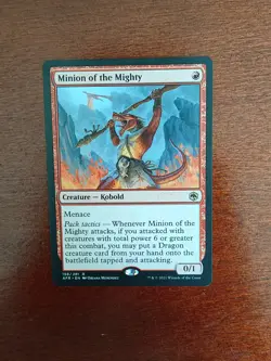 x1 Minion of the Mighty MTG Forgotten Realms Magic The Gathering - Image 1