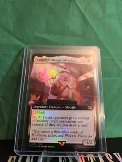 Stiltzkin, Moogle Merchant (Extended Art) Foil - Final Fantasy x MTG - Image 1