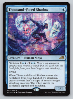 Thousand-Faced Shadow - Kamigawa: Neon Dynasty MTG - Image 1