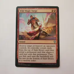 1x Wild Magic Surge FOIL CLB Battle for Baldur's Gate MTG NM - Image 1