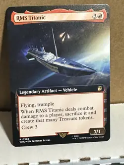 RMS Titanic (Extended Art), Doctor Who MTG Magic the Gathering REGULAR 389 LC1 - Image 1