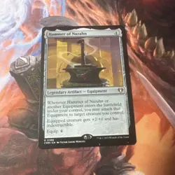 MTG Hammer of Nazahn, NM-Mint, English Commander Masters - Image 1