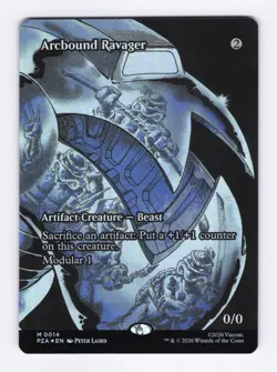 Arcbound Ravager (Borderless) (Foil) 14 (M) MTG Teenage Mutant Ninja Turtles PZA - Image 1
