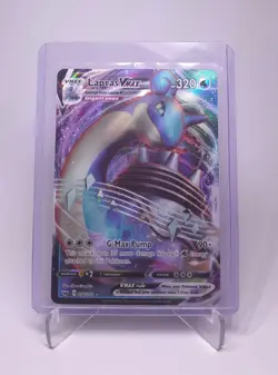 Lapras VMAX 050/202 Holo Ultra Rare Pokemon Card Sword & Shield Base Set - Image 1