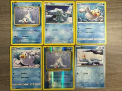 Seel Dewgong Pokemon Card Collection Lot Of 9 With Reverse Holos - Image 2