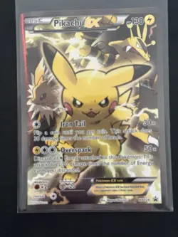 Pokemon Pikachu EX XY124 XY Promo Holo Basic 130HP English Card - Image 1