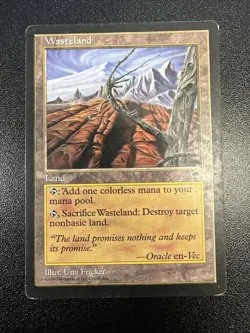 Magic the Gathering MTG Card Wasteland Tempest Regular Rare LP JL - Image 1