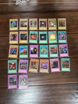 Vintage Yugioh! Starter Deck Kaiba SDK Unlimited Edition Common Card Lot x 26 - Image 1