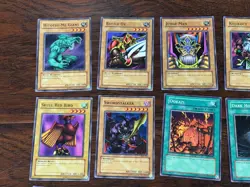 Vintage Yugioh! Starter Deck Kaiba SDK Unlimited Edition Common Card Lot x 26 - Image 2