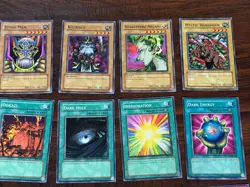 Vintage Yugioh! Starter Deck Kaiba SDK Unlimited Edition Common Card Lot x 26 - Image 3