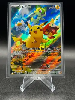 Pikachu 027 Sv: Scarlet & Violet Promo Cards Holo Pokemon TCG - Image 1