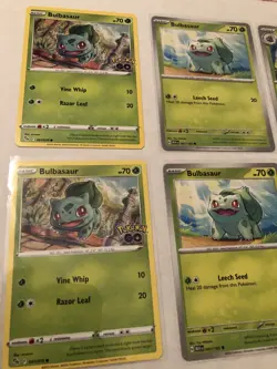 Lot Of 6 Bulbasaur and Ivysaur Pokemon Cards - Image 2