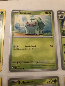 Lot Of 6 Bulbasaur and Ivysaur Pokemon Cards - Image 5