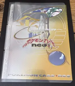 EMPTY Japanese Pokemon Card Game Neo File Folder - Image 1