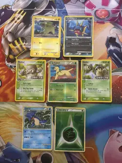 Vintage Pokemon Card Lot Holo Reverse Holo Fire Lapras Celebi Energy - Image 1