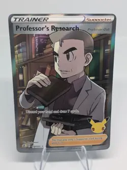 2021 Celebrations Professor's Research Full Art Holo Pokemon Card 024/025 - Image 1