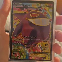 Gengar EX 114/119 XY Phantom Forces Full Art Ultra Rare Holo EX Pokemon Card - Image 1