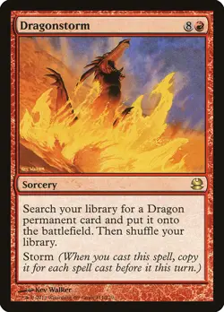 Dragonstorm Modern Masters NM Red Rare MAGIC THE GATHERING MTG CARD ABUGames - Image 1