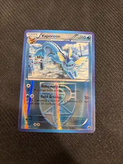Pokemon TCG Vaporeon Plasma Freeze Reverse Holo Card 20/116 EN-NM - Image 1