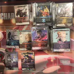 Final Fantasy TCG mixed 650 C/R card lot - 35 foil included - Image 1