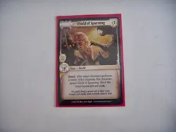 Warlord Into the Accordlands~Shield of Spurning Item~RARE FOIL Card - Image 1