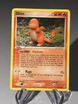 (Charmander) Ditto 37/113 EX Delta Species 2005 Vintage Pokemon TCG - NM Card - Image 1