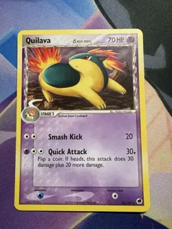 Pokemon TCG Quilava EX Dragon Frontiers Uncommon Card 36/101 Regular LP - Image 1