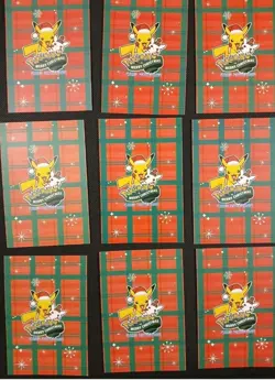 Pokemon 2024 Card Database Christmas Poncho Pikachu Cracked Ice 9 Cards Peru - Image 2