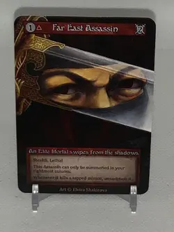Sorcery Contested Realm: Alpha Far East Assassin Sample Card - Image 1