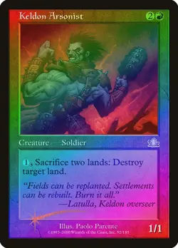 Keldon Arsonist FOIL Prophecy NM Red Uncommon MAGIC GATHERING CARD ABUGames - Image 1