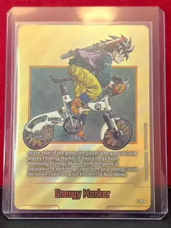 Energy Marker E-82 Gold Manga Booster 02 Dragon Ball Card English - Image 2