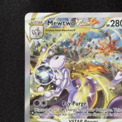 Mewtwo VSTAR GG44/GG70 Crown Zenith Galarian Gallery Mewtwo EX Pokemon Card - Image 3