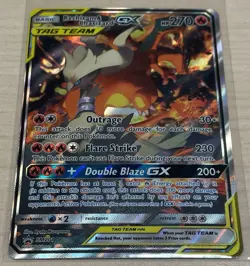 Pokemon Reshiram & Charizard GX Tag Team Promo Card SM 201 - Image 1