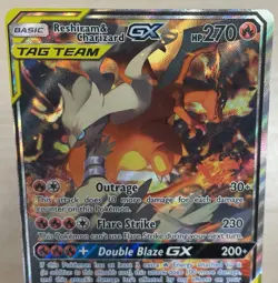 Pokemon Reshiram & Charizard GX Tag Team Promo Card SM 201 - Image 5